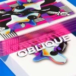 Mazzo di carte Oblique Gilded Playing Cards by CardCutz