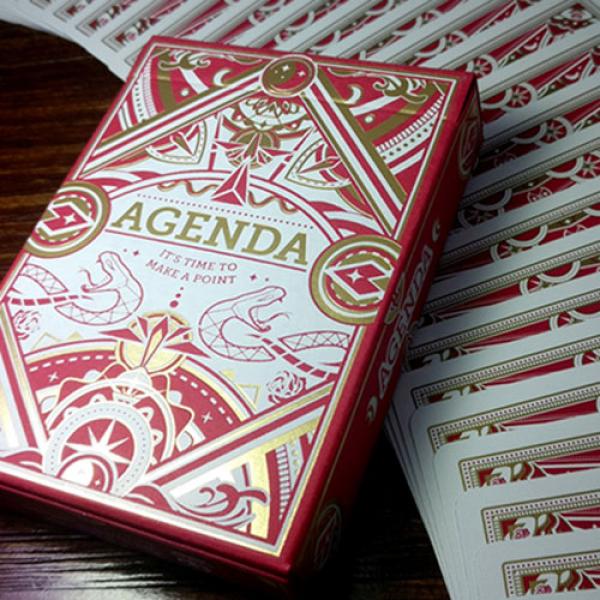 Mazzo di carte Agenda Red Premium Edition Playing Cards
