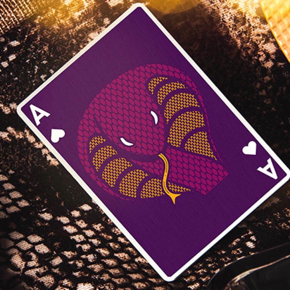 Mazzo di carte The Serpent (Purple) Playing Cards