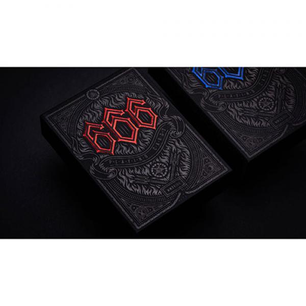Mazzo di carte The 666 Red Playing Cards by Riffle...