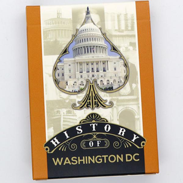 Mazzo di carte History Of Washington DC Playing Ca...