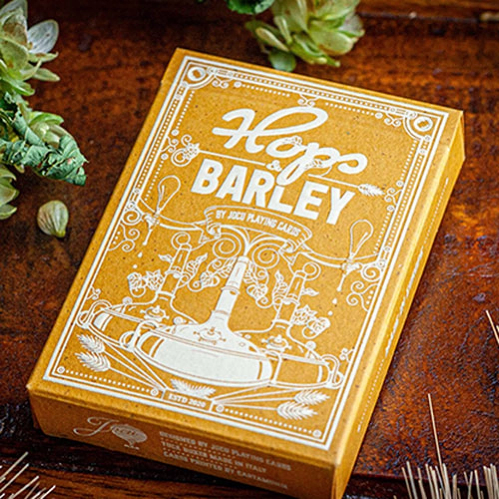 Mazzo di carte Hops & Barley (Pale Gold Pilsner) by JOCU Playing Cards