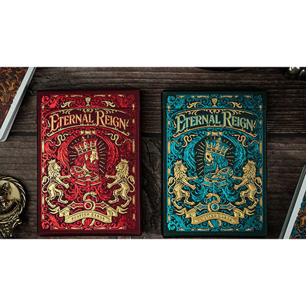 Mazzo di carte Eternal Reign (Sapphire Kingdom) Playing Cards by Riffle Shuffle