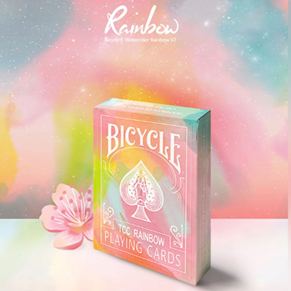 Mazzo di carte Bicycle Rainbow (Peach) Playing Cards by TCC
