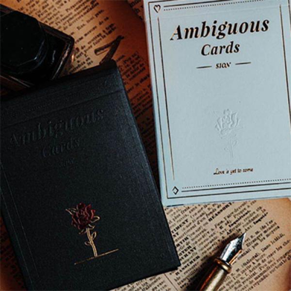 Mazzo di carte Ambiguous (Black) Playing Cards