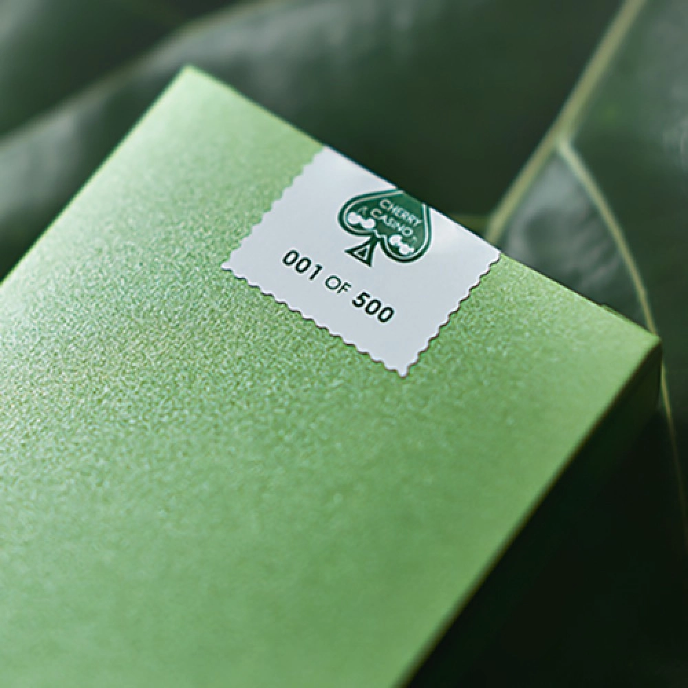 Mazzo di carte Cherry Casino House Deck Playing Cards (Sahara Green)