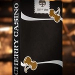 Mazzo di carte Limited Edition Cherry Casino (Monte Carlo Black and Gold) Numbered Seals Playing Cards by Pure Imagination Projects