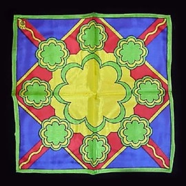 Rice Symphony Silk 60 cm (Medallion) by Silk King Studios