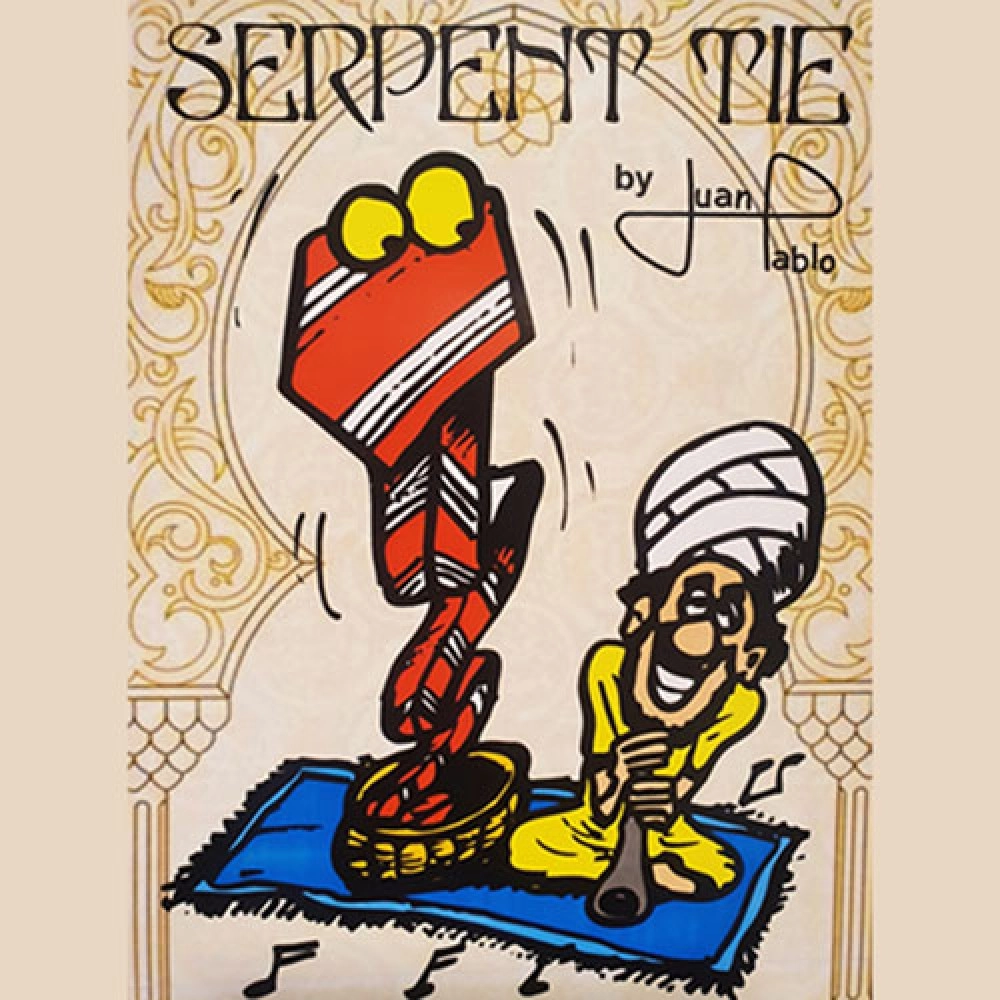 Serpent tie (Black) by Juan Pablo