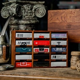 Rosewood Wooden Card Cabinet by TCC