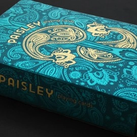Paisley Royals (Teal) Playing Cards by Dutch Card House Company