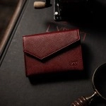 Luxury Leather Playing Card Carrier (Red) by TCC