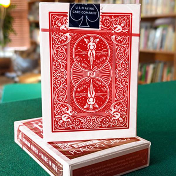 Mazzo di carte Experts Thin Crushed Rider Back Back (Red) Playing Cards