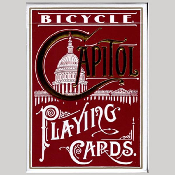 Mazzo di carte Bicycle Capitol (RED) Playing Cards by US Playing Card