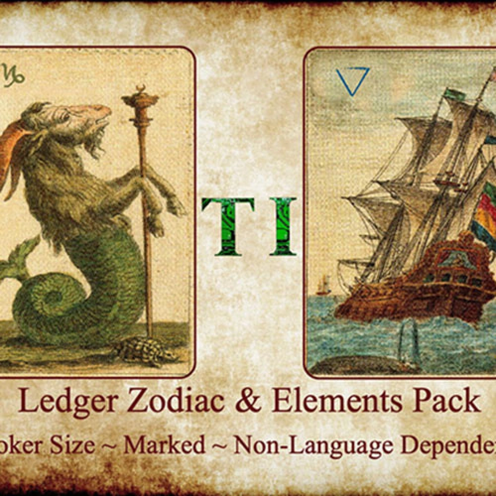 Mazzo di carte Ledger Zodiac & Element Pack by Taylor Imagineering
