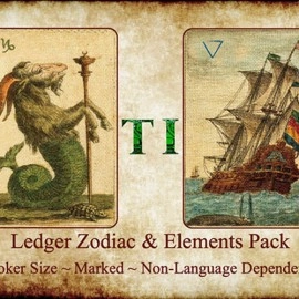 Mazzo di carte Ledger Zodiac & Element Pack by Taylor Imagineering