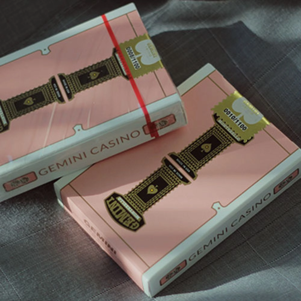 Mazzo di carte Gemini Casino Pink Playing Cards by Gemini