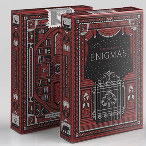 Mazzo di carte ENIGMAS Puzzle Hunt (RED) Playing C...