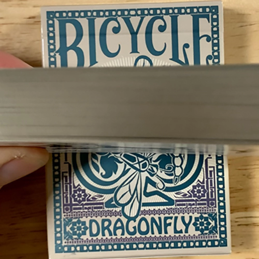 Mazzo di carte Gilded Bicycle Dragonfly (Tan) Playing Cards