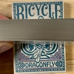 Mazzo di carte Gilded Bicycle Dragonfly (Tan) Playing Cards