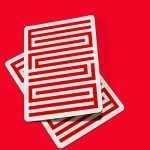 Mazzo di carte Red Enigma Playing Cards