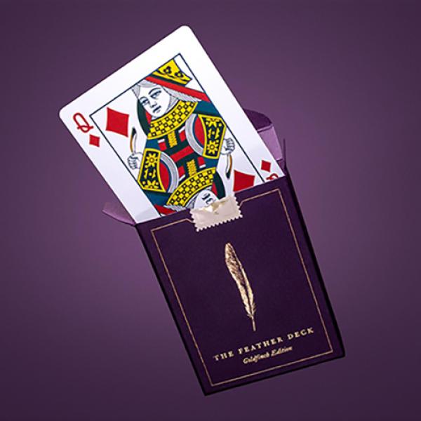 Mazzo di carte Feather Deck: Goldfinch Edition (Gold) by Joshua Jay