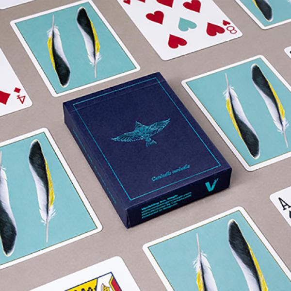 Mazzo di carte Feather Deck: Goldfinch Edition (Teal) by Joshua Jay