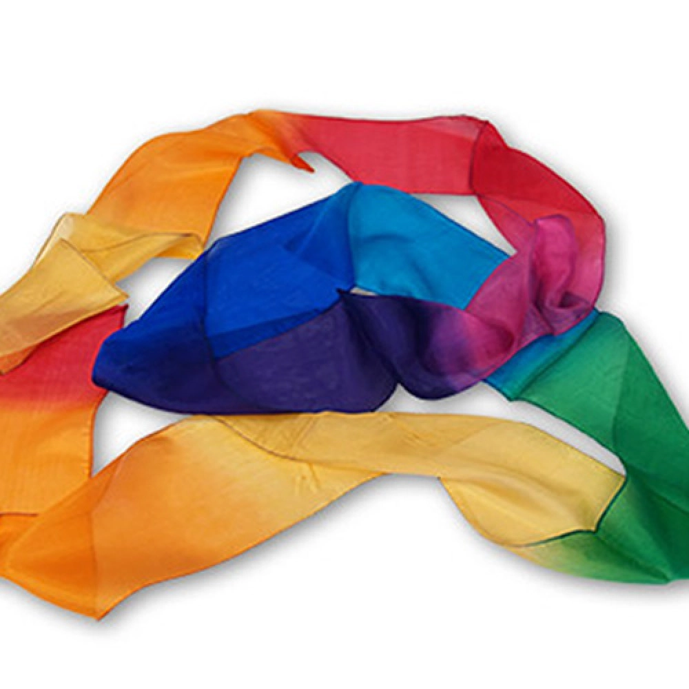 Multicolor Silk Streamer 10 cm x  450 cm by Gosh