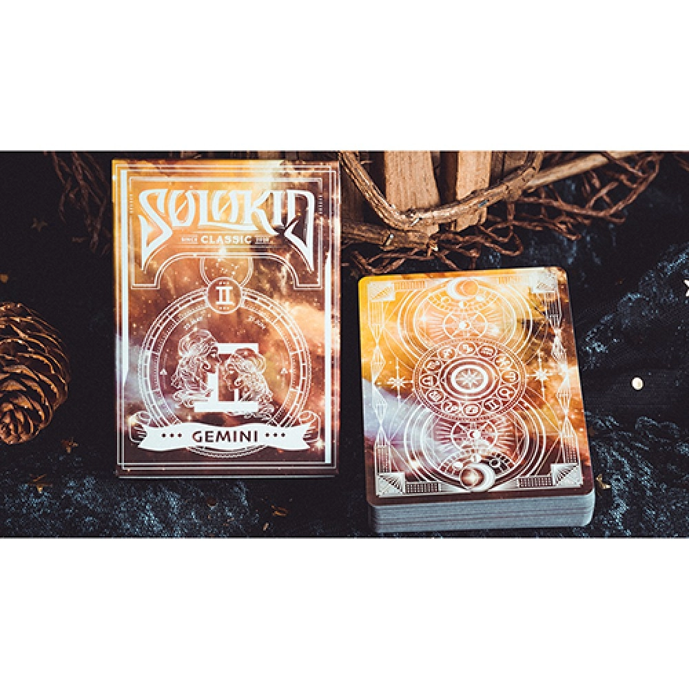 Mazzo di carte Solokid Constellation Series V2 (Gemelli) Playing Cards by BOCOPO