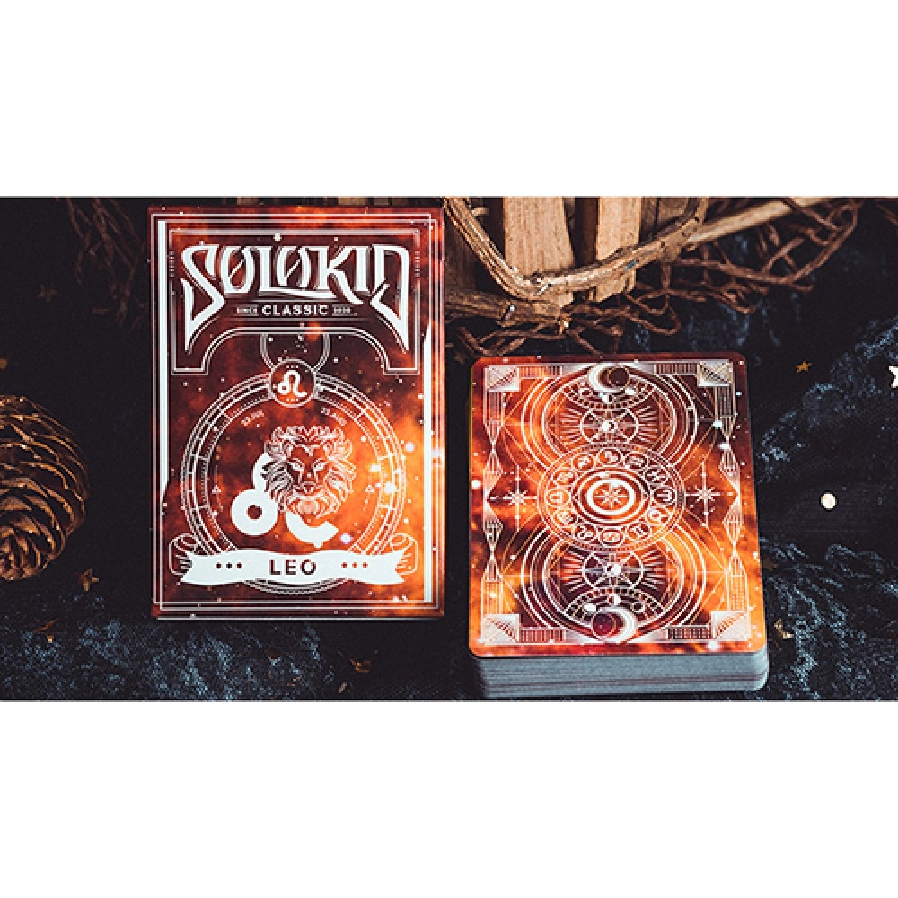 Mazzo di carte Solokid Constellation Series V2 (Leone) Playing Cards by BOCOPO