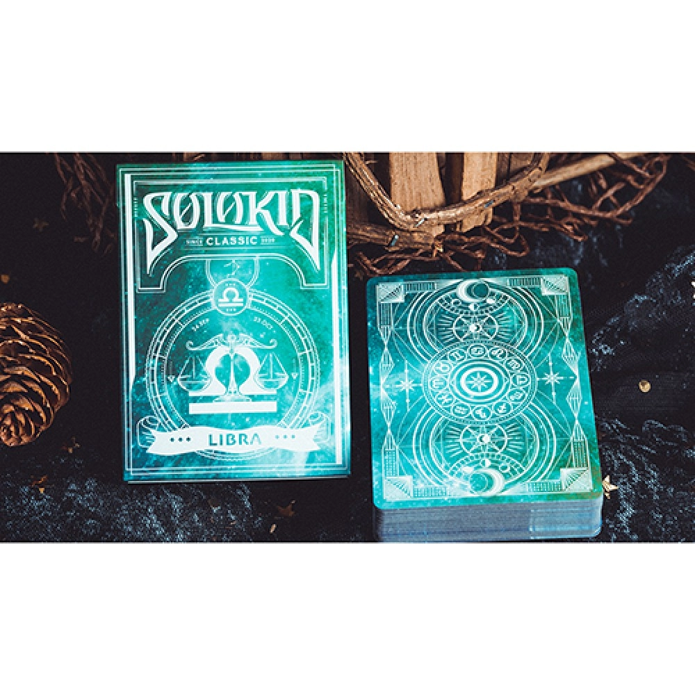 Mazzo di carte Solokid Constellation Series V2 (Bilancia) Playing Cards by BOCOPO