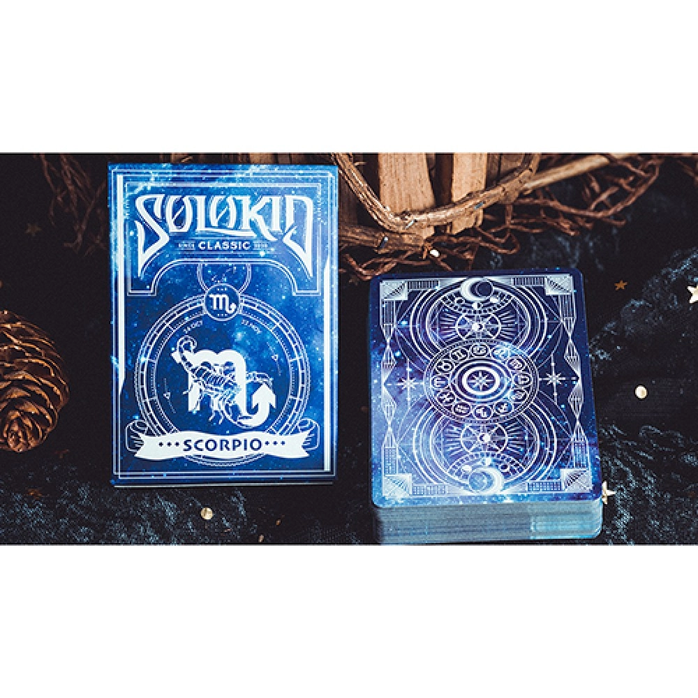 Mazzo di carte Solokid Constellation Series V2 (Scorpione) Playing Cards by BOCOPO