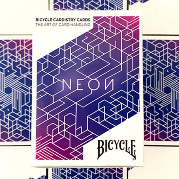 Mazzo di carte Bicycle Neon Cardistry Blue Aurora Playing Cards