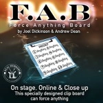 FAB BOARD A5/BLUE (Gimmicks and Online Instruction) by Joel Dickinson & Andrew Dean