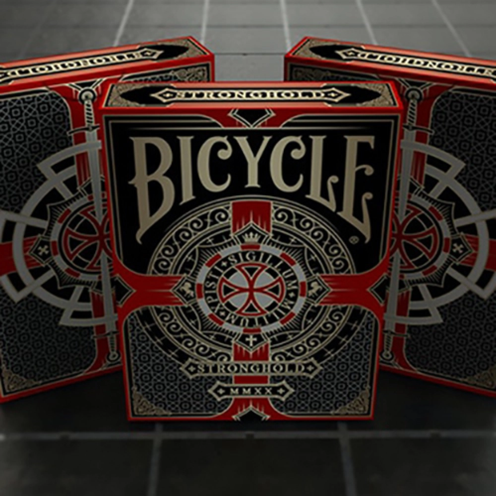 Mazzo di carte Bicycle Stronghold Crimson Playing Cards