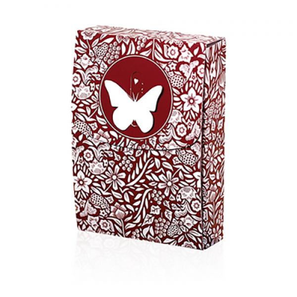 Mazzo di carte Butterfly Playing Cards Marked (Red) 3rd Edition by Ondrej Psenicka