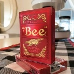 Mazzo di carte Bee Red MetalLuxe Playing Cards by US Playing Card