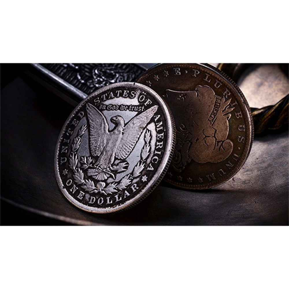 Skymember Presents Monarch (Morgan) un-gimmicked Coin Only by Avi Yap