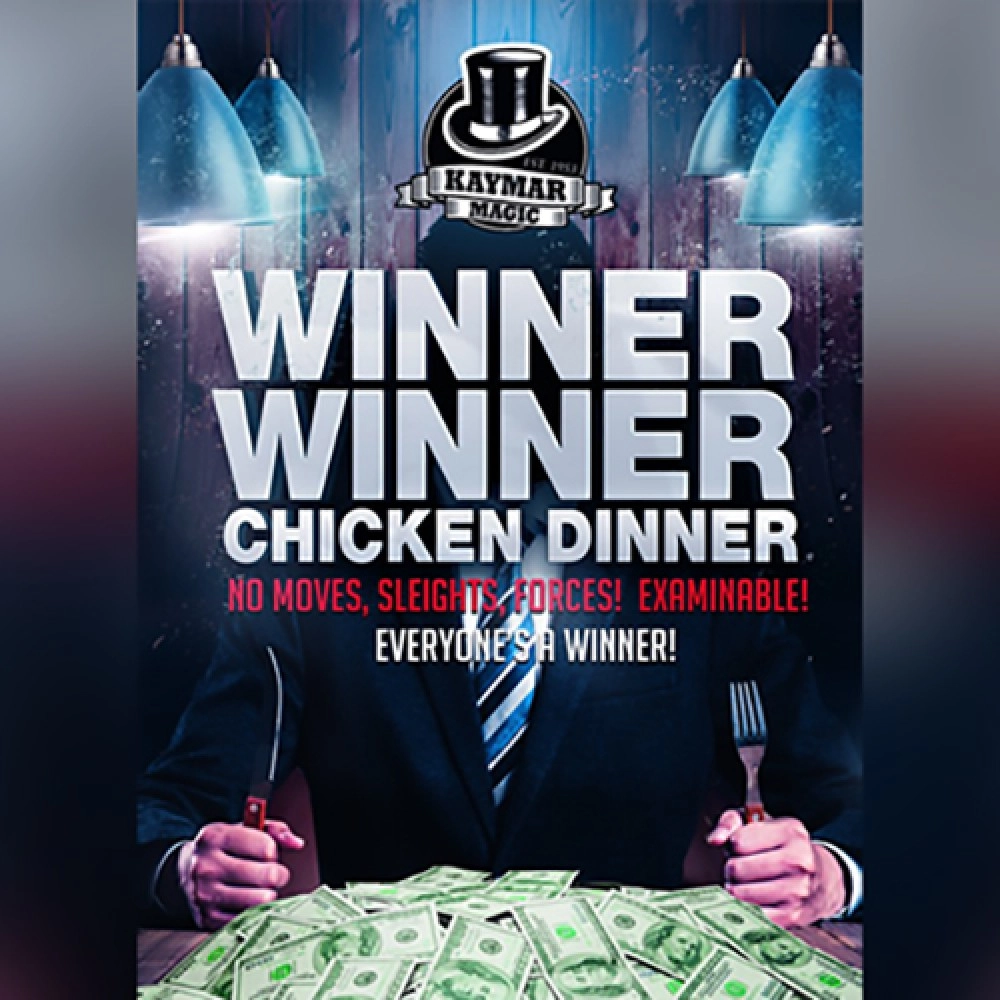 WINNER WINNER CHICKEN DINNER (Gimmicks and Online Instructions) by Kaymar Magic