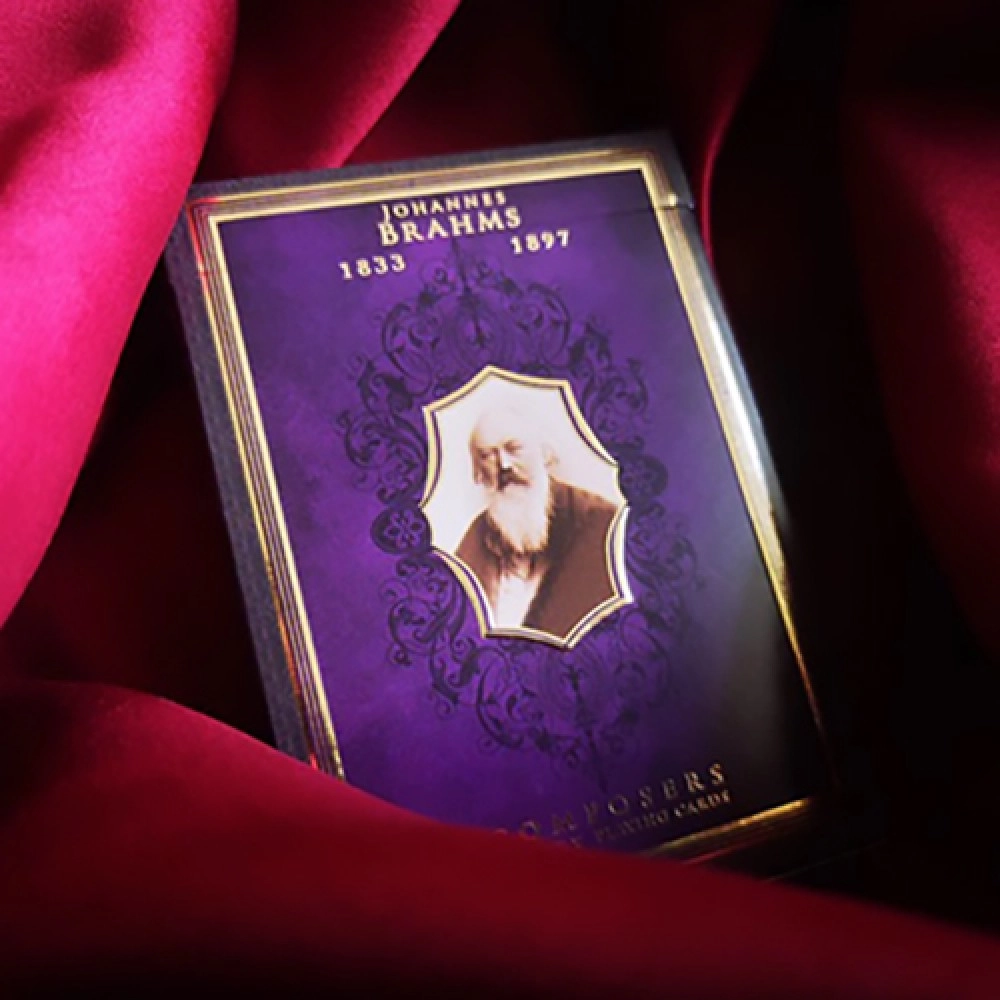 Mazzo di carte Johannes Brahms (Composers) Playing Cards