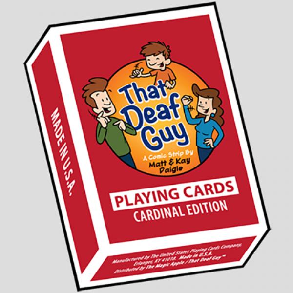 Mazzo di carte That Deaf Guy RED Cardinal Edition Playing Cards