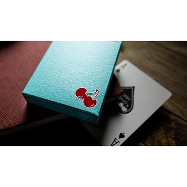 Mazzo di carte Cherry Casino House Deck (Tropicana Teal) Playing Cards by Pure Imagination Projects