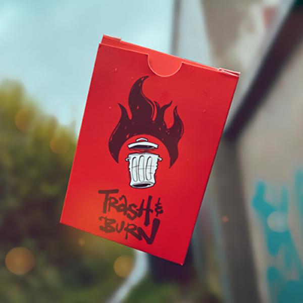 Mazzo di carte Trash & Burn (Red) Playing Cards by Howlin' Jacks