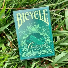 Mazzo di carte Gilded Grasshopper Light (Jade) Playing Cards