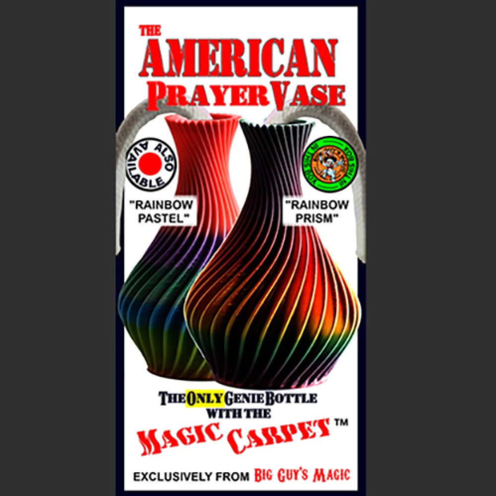 The American Prayer Vase Genie Bottle RAINBOW PRISM by Big Guy's Magic
