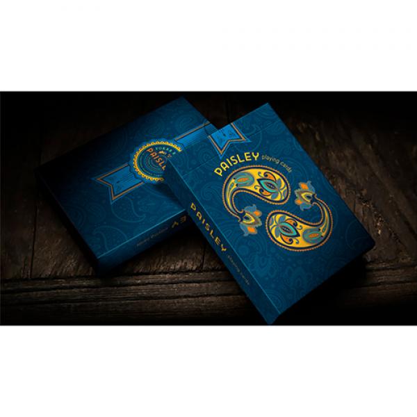 Mazzo di carte Paisley Blue Playing Cards by by Dutch Card House Company