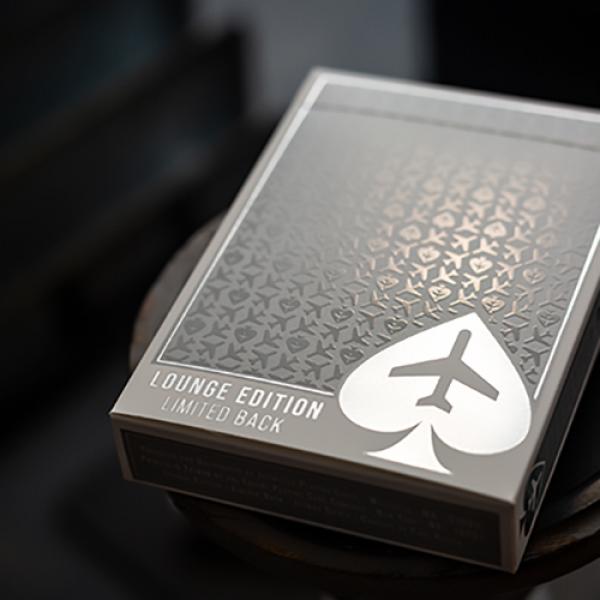 Mazzo di carte Lounge Edition in Jetway (Silver) with Limited Back by Jetsetter Playing Cards