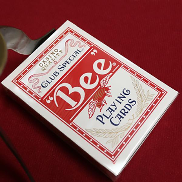 Mazzo di carte Bee Lotus Casino Grade (Red) Playing Cards