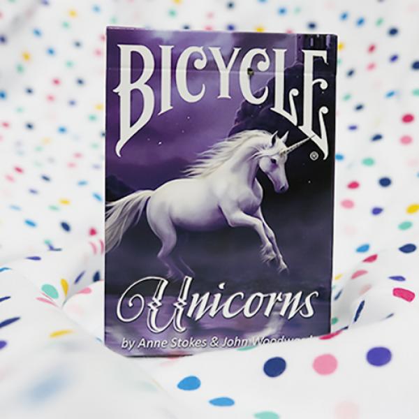 Mazzo di carte Bicycle Anne Stokes Unicorns (Purple) Cards by USPCC