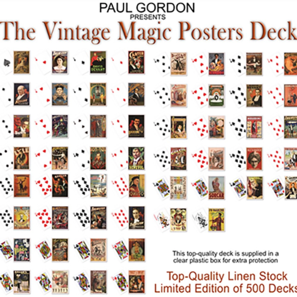 Vintage Magic Posters Deck from Paul Gordon
